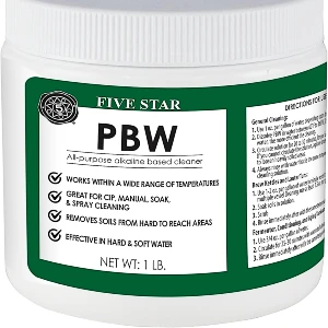 PBW powdered brewery wash for wine making